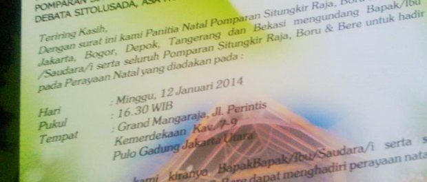 NATAL POMPARAN SITUNGKIR