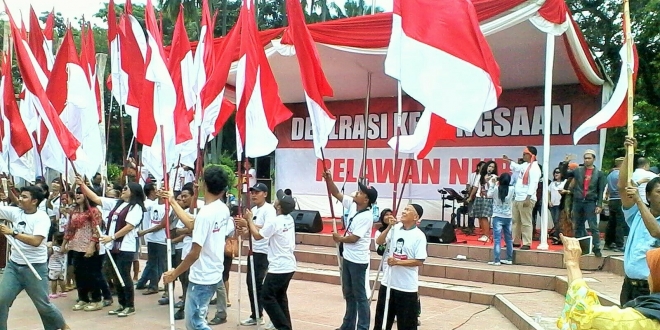 RELAWAN NKRI SIAP LAWAN PEMECAH BELAH BANGSA