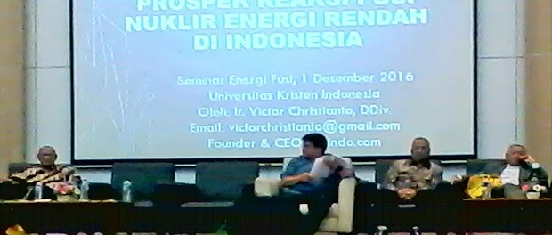 Wujud Kepedulian Masyarakat, UKI Gelar Diskusi Publik Soal Energi Nuklir