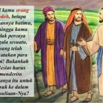 LALU IA BERKATA KEPADA MEREKA : "HAI KAMU ORANG BODOH BETAPA LAMBANNYA HATIMU SEHINGGA KAMU TIDAK PERCAYA SEGALA SESUATU YANG TELAH DIKATAKAN PARA NABI!"