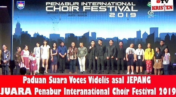 Paduan Suara VOCES FIDELIS Asal JEPANG JUARA PENABUR International Choir Festival 2019