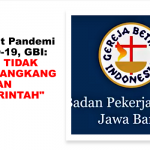 Terkait Pandemi COVID-19, GBI: Kami Tidak Membangkang Seruan Pemerintah
