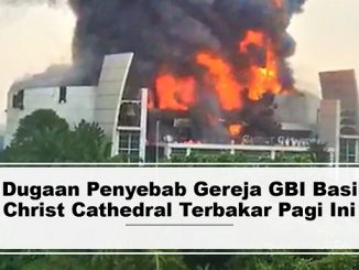 Ini Dugaan Penyebab Gereja GBI Basilea Christ Cathedral Terbakar Pagi Ini