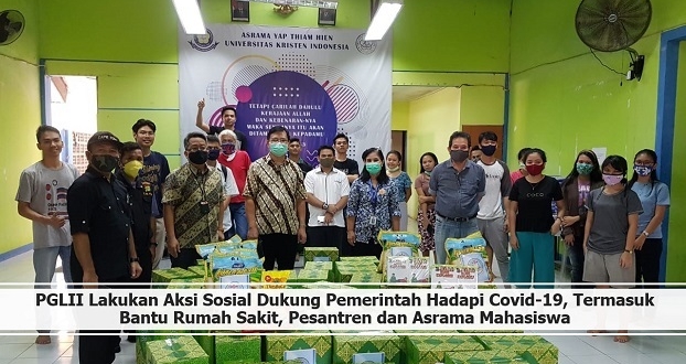 PGLII Lakukan Aksi Sosial Dukung Pemerintah Hadapi Covid-19, Termasuk Bantu Rumah Sakit dan Pesantren