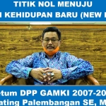 Ketum DPP GAMKI 2007-2011, Dating Palembangan: TITIK NOL MENUJU TATANAN KEHIDUPAN BARU, NEW NORMAL