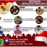 Pemuda Lintas Agama Gelar Webinar "Menjaga Pancasila dari Bahaya Propaganda Komunis, Orde Baru, dan Khilafah"