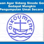 Seruan Agar Sidang Sinode Gereja Sedapat Mungkin Hindari Pengumpulan Umat Secara Ragawi