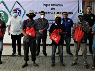 GAMKI DKI Jakarta Bersama Dermawan Indonesia Gelar Bansos Sembako Swadaya Bagi Pengamen, Pemulung Gerobak, Warga Kolong Jembatan dan Disabilitas