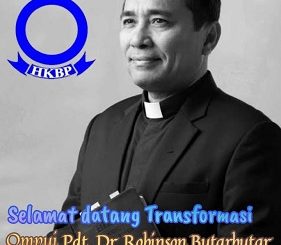 Ephorus HKBP 2020-2024 Pdt Dr Robinson Butarbutar, Selamat
