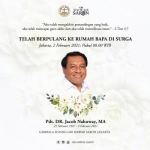 “Anak Desa Jadi Pendeta” Tutup Usia, Selamat Jalan Pdt DR Jacob Nahuway MA