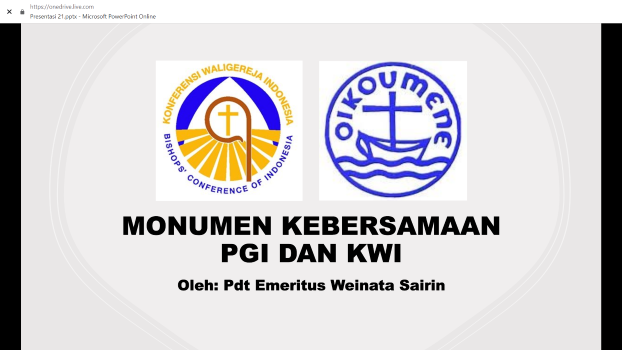 PGI dan KWI MONUMEN KEBERSAMAAN PGI DAN KWI