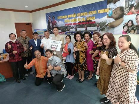 PPTSB Salurkan Bantuan Untuk ‘Operasi Transplantasi Hati’ Anak Pdt Andreas Jonto W Sinaga