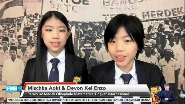 olimpiade matematika Devon Kei dan Mischka Aoki Ukir Prestasi di Olimpiade Matematika