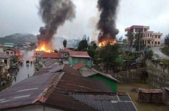 Makin Brutal! Militer Myanmar Gempur Ratusan Rumah dan Gereja
