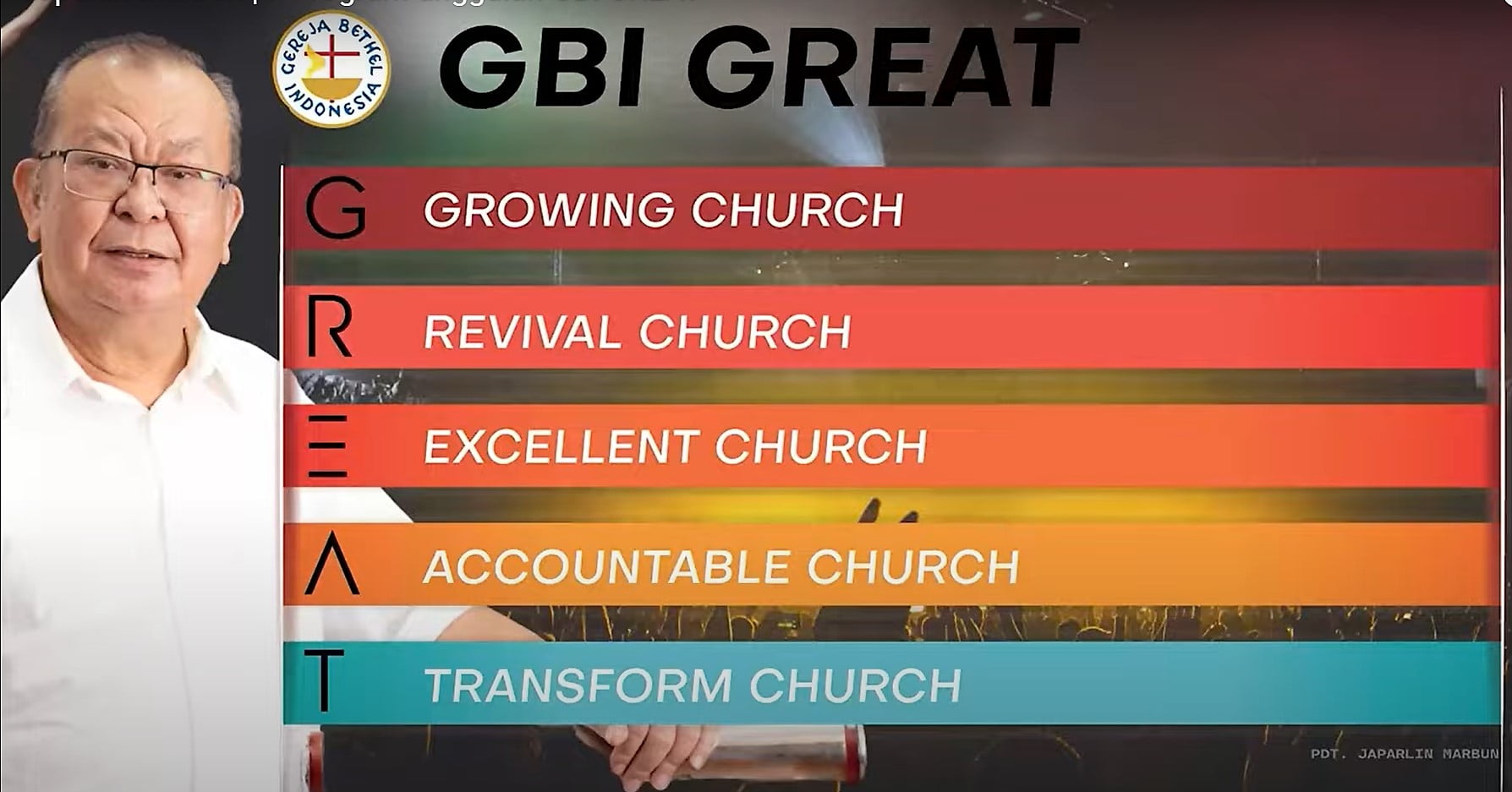 7 Program Unggulan GBI GREAT Again Pdt Dr Japarlin Marbun