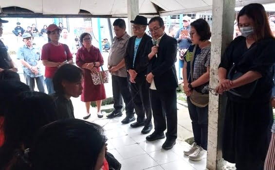 ketum pgi pdt gomar gultom tanah longsor di Tana Toraja
